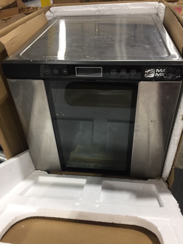 Photo 1 of Magic Mill Commercial Food Dehydrator Machine | Adjustable Timer and Temperature Control | Dryer for Jerky, Herb, Meat, Beef, Fruit and Vegetables | Over Heat Protection | 10 Stainless Steel Trays
