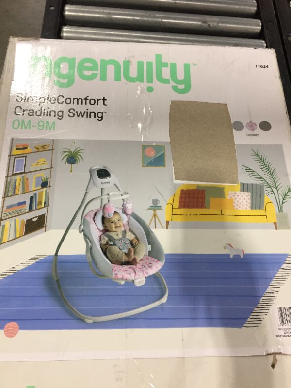 Photo 1 of Ingenuity SimpleComfort Multi-Direction Compact Baby Swing with Vibrations -
