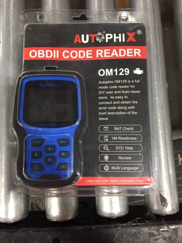 Photo 2 of AUTOPHIX OM129 Code Reader, Upgraded Graphing Battery Test, Check Engine Code Reader With Full OBD2 Function, Enhanced Code Definition Car Diagnostic Tool for All OBDII Car After 1996[Upgrade Version]
