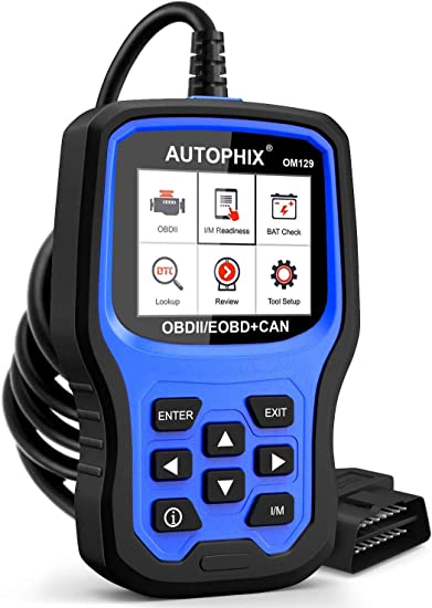 Photo 1 of AUTOPHIX OM129 Code Reader, Upgraded Graphing Battery Test, Check Engine Code Reader With Full OBD2 Function, Enhanced Code Definition Car Diagnostic Tool for All OBDII Car After 1996[Upgrade Version]
