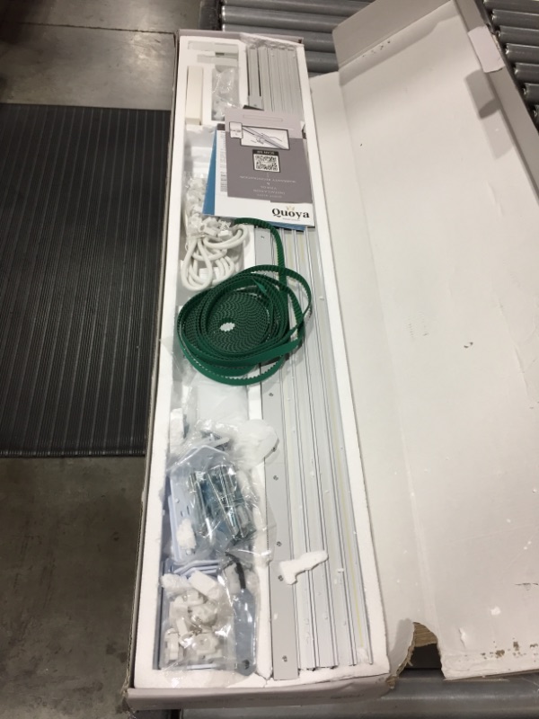 Photo 1 of Quoya Smart Curtains System, Electric Curtain Track with Automated Rail?Motorized and Adjustable Tracks/Rod/Pole (up to 5 metres / 196 inches)? WiFi Motor Compatible with Alexa