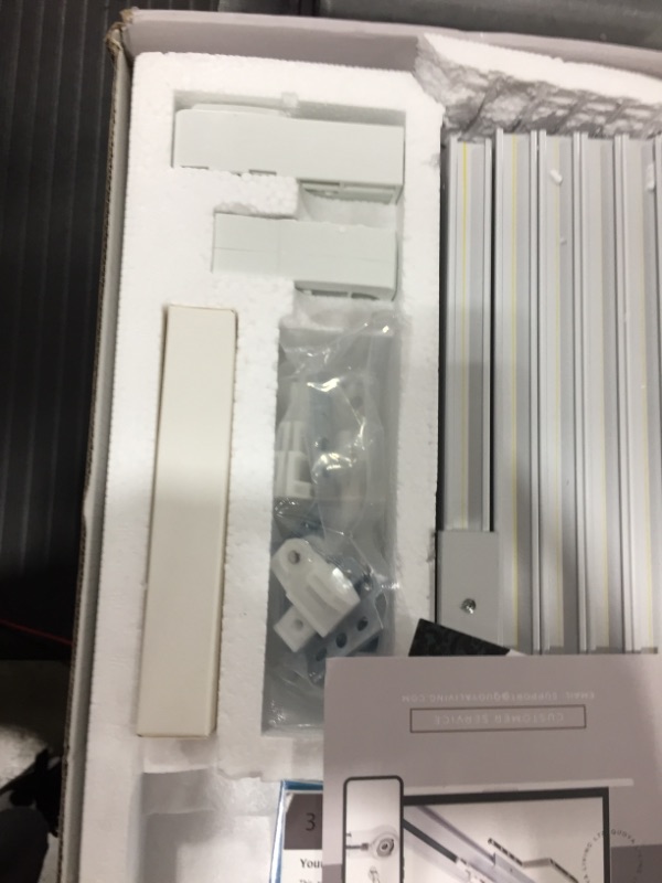 Photo 3 of Quoya Smart Curtains System, Electric Curtain Track with Automated Rail?Motorized and Adjustable Tracks/Rod/Pole (up to 5 metres / 196 inches)? WiFi Motor Compatible with Alexa