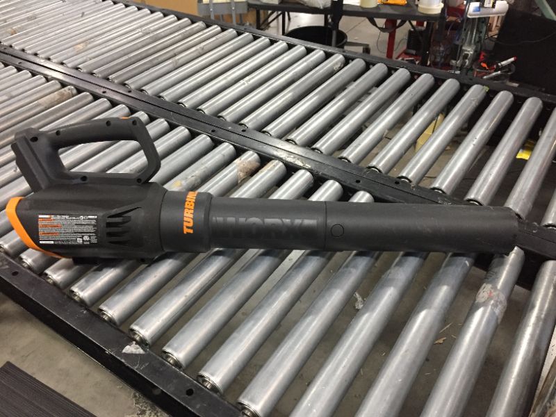 Photo 3 of Worx WG928 20V Max Cordless Trimmer and Blower (2) 20V Li-ion (2.0Ah) 5hr Charger Command Feed 75 Mph 360 Cfm Axial Fan Two Speed Includes: WG