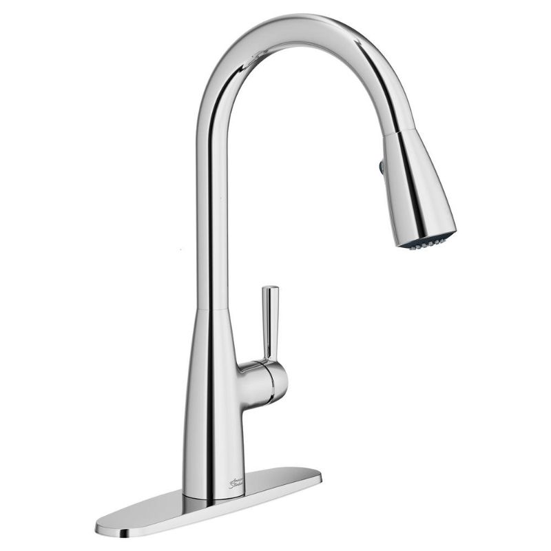 Photo 1 of American Standard Fairbury 2S Single Handle Pull-Down Dual Spray Kitchen Faucet in Polished Chrome