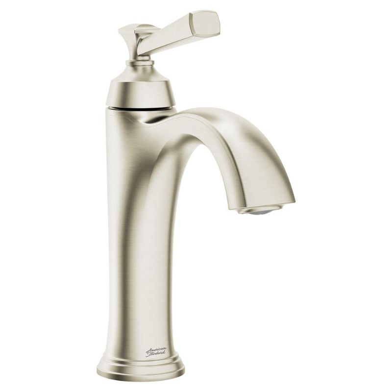 Photo 1 of American Standard Rumson Single Hole Single-Handle Bathroom Faucet in Brushed Nickel