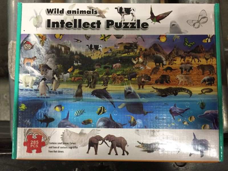 Photo 1 of Wild Animals Intellect Puzzle, 285 pieces
