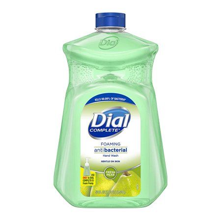 Photo 1 of Dial Complete Antibacterial Foaming Hand Soap Fresh Pear 52 Ounce Refill