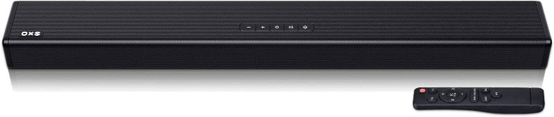 Photo 1 of Sound Bars for TV, OXS 4 Speakers TV Sound Bar, Bluetooth 5.0 Deep Bass 80W Compact Soundbar, Easy Setup w/Mount Kits, 3 Modes for Concert/Home Theater/Gaming Wireless Surround Sound System for TV
