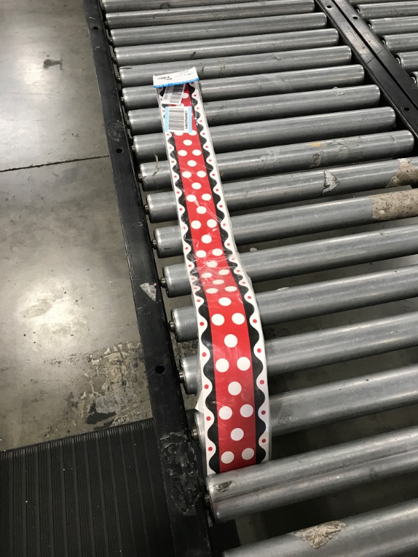 Photo 1 of Barker Creek Double-Sided Border, Just Dotty Border for Bulletin Boards, Reception Areas, Halls, Break Rooms, Office Products, Classroom Decor, 3” x 35’ (980)
