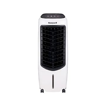 Photo 1 of 194 CFM Indoor Evaporative Air Cooler (Swamp Cooler) with Remote Control in White - Honeywell TC10PEU
