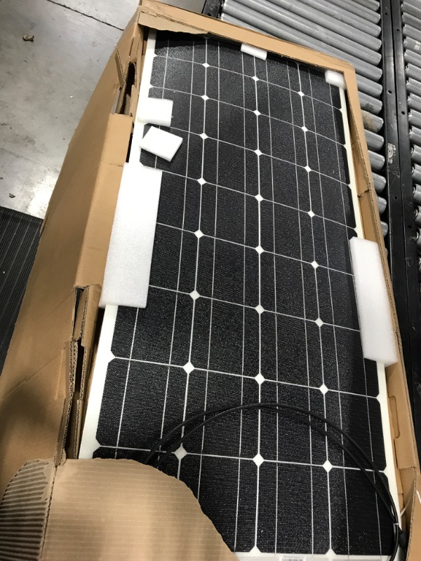 Photo 2 of Renogy 100 Watt 12 Volt Flexible Monocrystalline Solar Panel (1826999)
