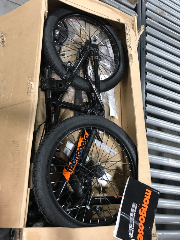 Photo 2 of Mongoose Switch Freestyle BMX Bike 18-inch Wheels Single Speed Black
