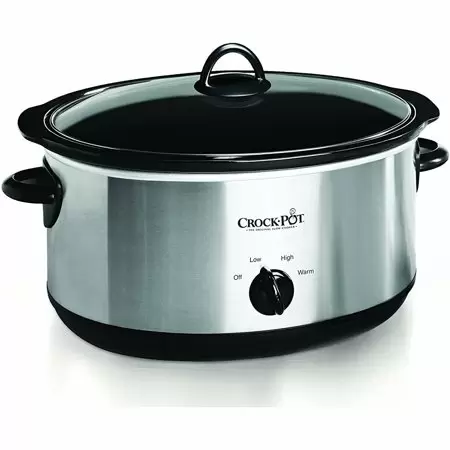 Photo 1 of Crock-pot SCV800-S Oval Manual Slow Cooker, 8 quart, Stainless Steel