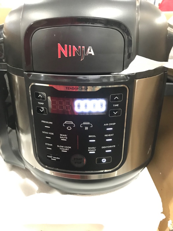 Photo 3 of Ninja Foodi 10-in-1 8 Quart XL Pressure Cooker Air Fryer Multicooker OS401
