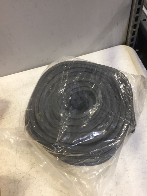 Photo 2 of 16.5 Feet Garage Door Seals Bottom Rubber Weather Stripping Kit Seal Strip Replacement,Universal Weatherproof Threshold Buffering Sealing Rubber 5/16" T Ends, 3 3/4" Width
