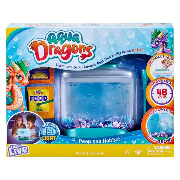 Photo 1 of Little Live Aqua Dragons LED Light up Tank Hatch and Grow Aquatic Pets
