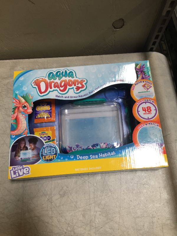 Photo 4 of Little Live Aqua Dragons LED Light up Tank Hatch and Grow Aquatic Pets
