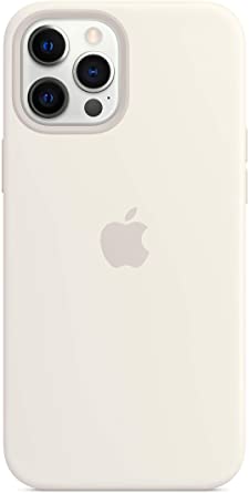 Photo 1 of Apple iPhone 12 Pro Max Silicone Case with MagSafe - White

