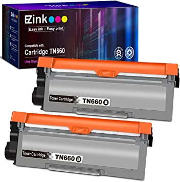 Photo 1 of E-Z Ink (TM) Compatible Toner Cartridge Replacement for Brother TN660 TN630 High Yield Compatible with HL-L2300D HL-L2380DW HL-L2320D DCP-L2540DW MFC-L2700DW MFC-L2685DW Printer Tray (Black, 2-Pack)
