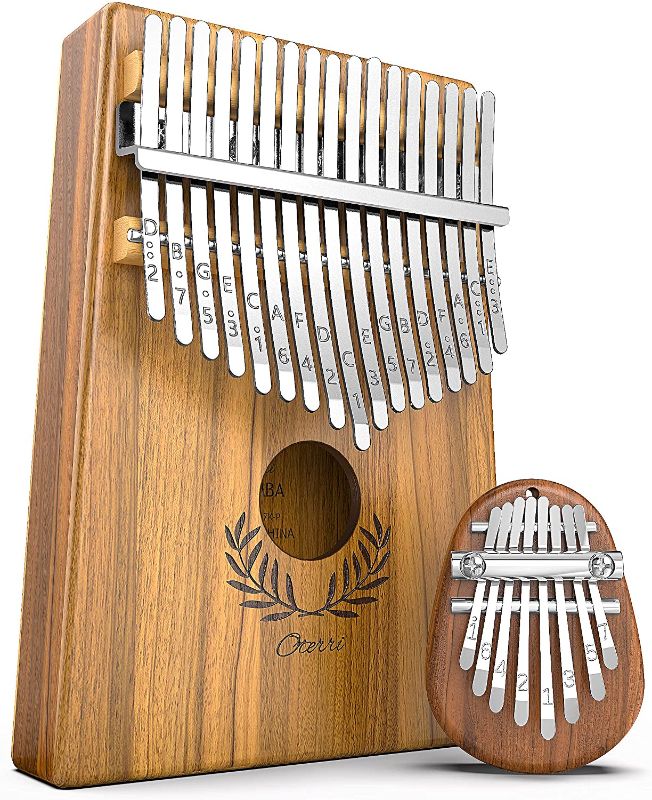 Photo 1 of 2 Pack Kalimba Thumb Piano,Parent-Child Outfit Easy to Learn Mbira Crystal Finger Piano, with Portable EVA Hard Protective Case, Study Instruction, and Tune Hammer for Kids Adult Beginners

