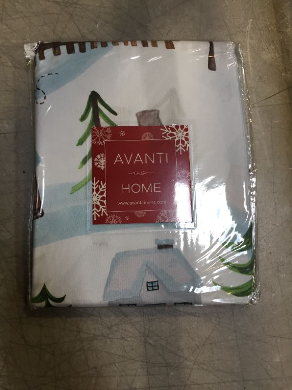 Photo 2 of Avanti Linens Christmas Village Shower Curtain, Multicolor
