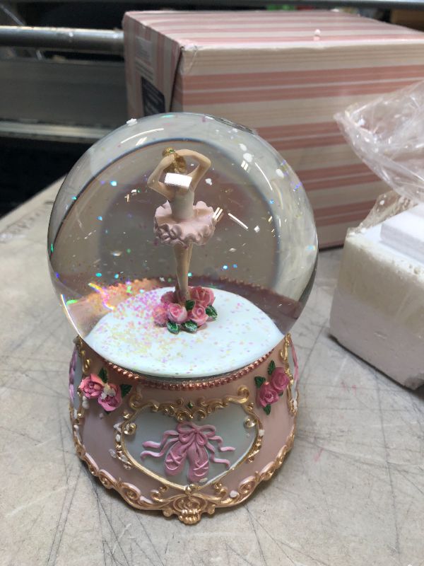 Photo 3 of The San Francisco Music Box Company Ballerina Water Globe
