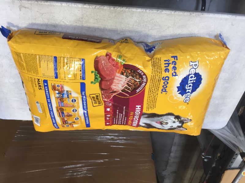 Photo 2 of Pedigree High Protein Beef & Lamb Flavor Adult Complete & Balanced Dry Dog Food - 46.8lbs
BB: 1/06/22