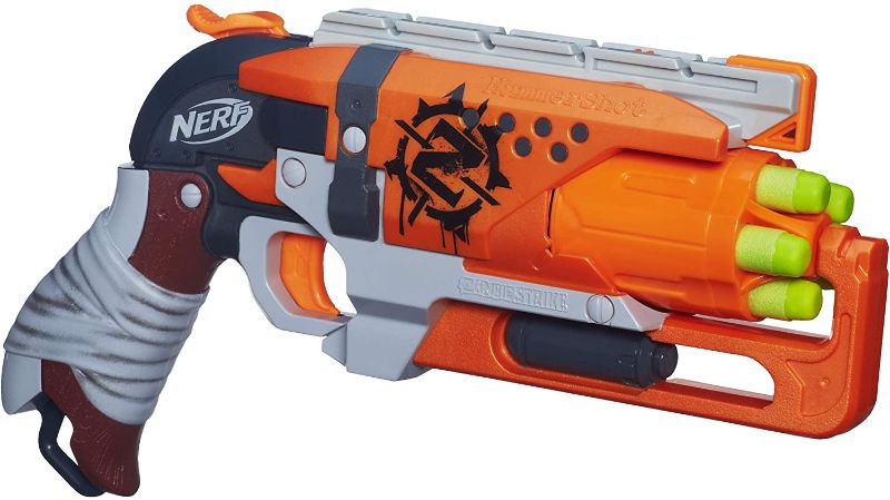Photo 1 of Nerf Zombie Strike Hammershot Blaster 
