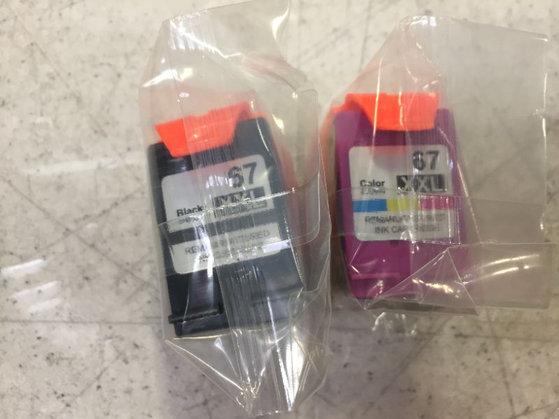 Photo 4 of myCartridge SUPCOLOR Remanufactured Ink Cartridge Replacement for HP 67XL 67XXL 67 XXL use with DeskJet 2755 2722 2725 Envy 6055 6052 Envy Pro 6455 6458 DeskJet Plus 4155(1 Black 1 Tri-Color, 2-Pack)
