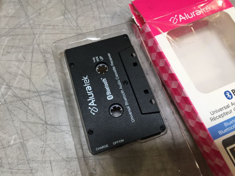 Photo 2 of Aluratek Universal Bluetooth Audio Cassette Receiver, Built-in Rechargeable Battery, Up to 8 Hours Playtime, Audio Receiving up to 33 Feet
