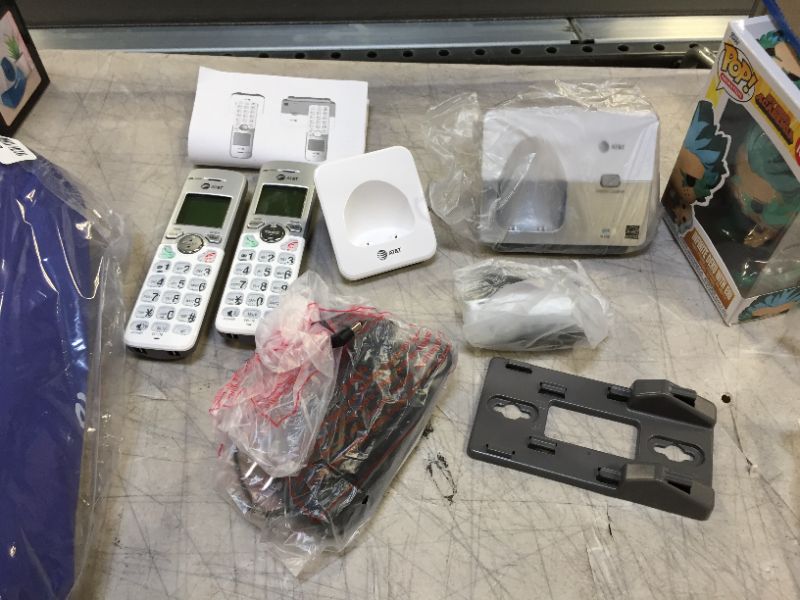 Photo 2 of AT&T EL51203 DECT 6.0 Phone with Caller ID/Call Waiting, 2 Cordless Handsets, Silver
