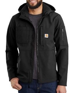 Photo 1 of Carhartt Men's Hooded Rough Cut Jacket (XXL)