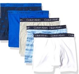 Photo 1 of Calvin Klein Boys' Modern Cotton Assorted Boxer Briefs Underwear, Multipack (XL)