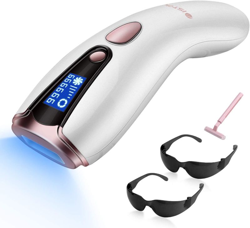 Photo 1 of at-Home Hair Removal for Women & Men, Upgraded to 999,999 Flashes Laser Hair Removal, Permanent Painless Hair Removal Device for Facial Whole Body
