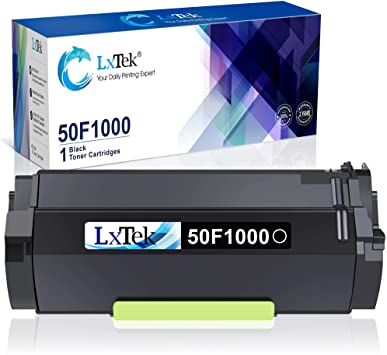 Photo 1 of LxTek Compatible Toner Cartridge Replacement for Lexmark 50F1000 to use with MS610dn MS510dn MS415dn MS610de MS310d MS312dn MS410dn MS310dn MS410d Printers (Black, 1 Pack)
