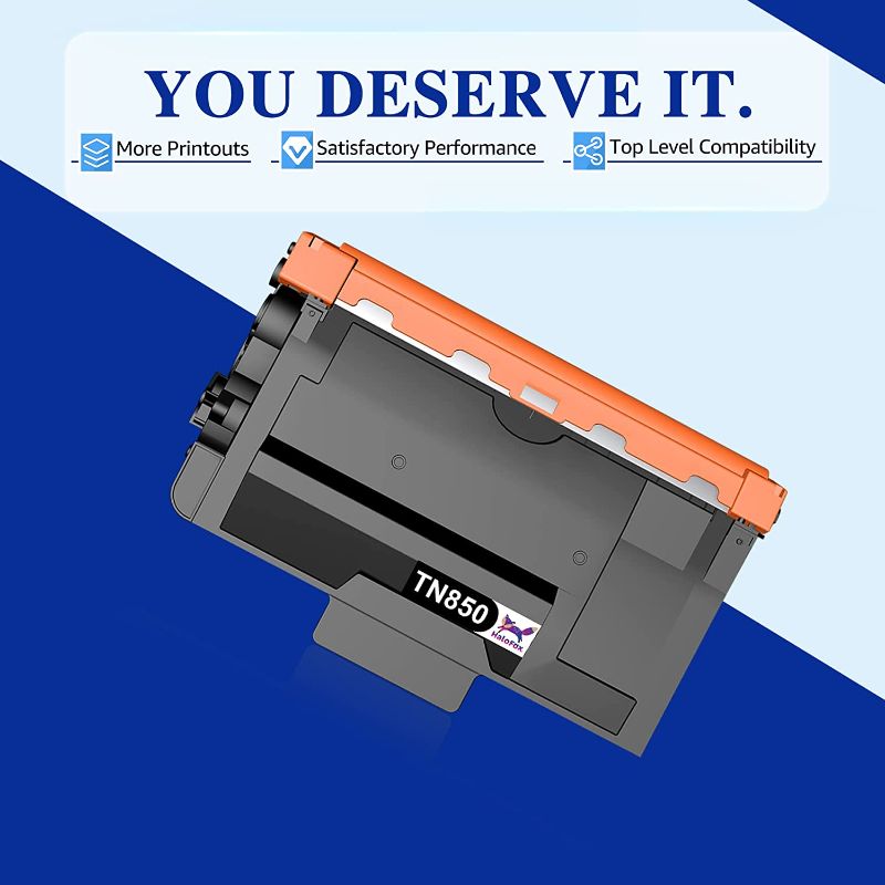 Photo 1 of Halofox Compatible Toner-Cartridge Replacement for Brother TN850 TN 850 TN-850 TN820 TN-820 TN 820 for HL-L6200DW MFC-L5900DW MFC-L5850DW MFC-L5700DW MFC-L6800DW HL-L5200DW Printer (Black, 2-Pack)
