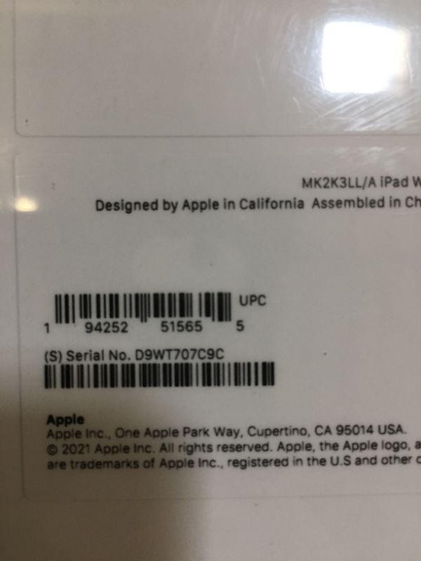 Photo 3 of 2021 Apple 10.2-inch iPad (Wi-Fi, 64GB) - Space Gray

