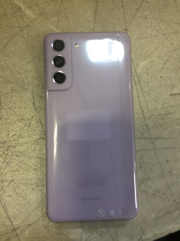 Photo 2 of Samsung Galaxy S21 FE 5G Cell Phone, Factory Unlocked Android Smartphone, 128GB, 120Hz Display, Pro Grade Camera, All Day Intelligent Battery, US Version, Lavender
(FACTORY SEALED OPENED FOR PHOTOS)
