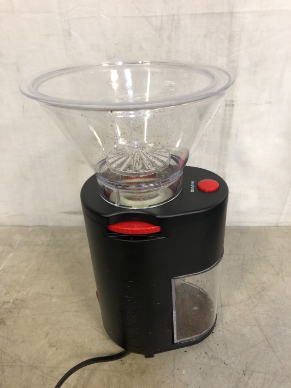 Photo 2 of BODUM Electric coffee grinder with glass catcher
