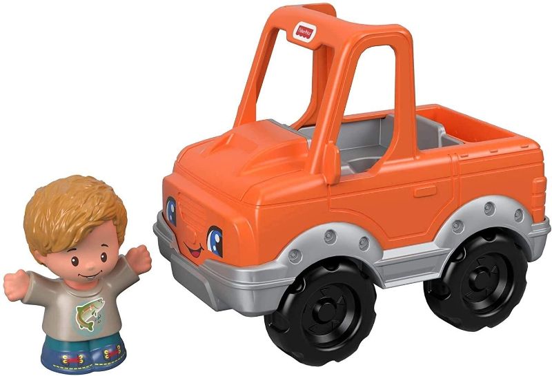 Photo 1 of 3PC LOT, Fisher-Price Little People Help A Friend Pick Up Truck, CARS Multicolor
