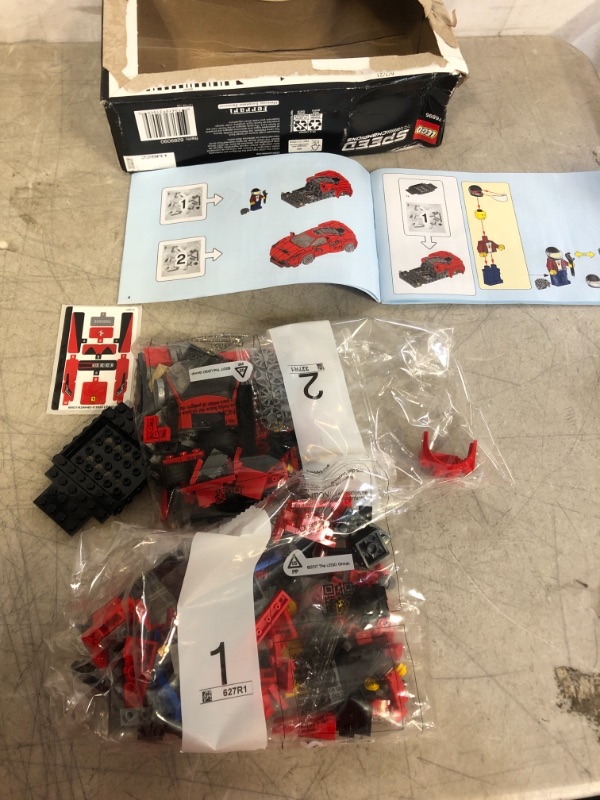 Photo 2 of LEGO Speed Champions 76895 Ferrari F8 Tributo Toy Cars for Kids, Building Kit Featuring Minifigure (275 Pieces)
