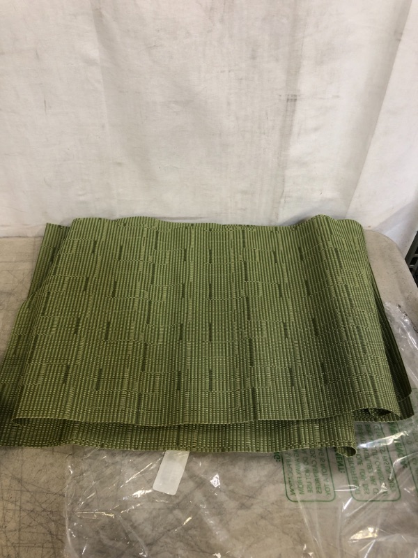 Photo 1 of 6PC TABLE PLACEMAT, GREEN