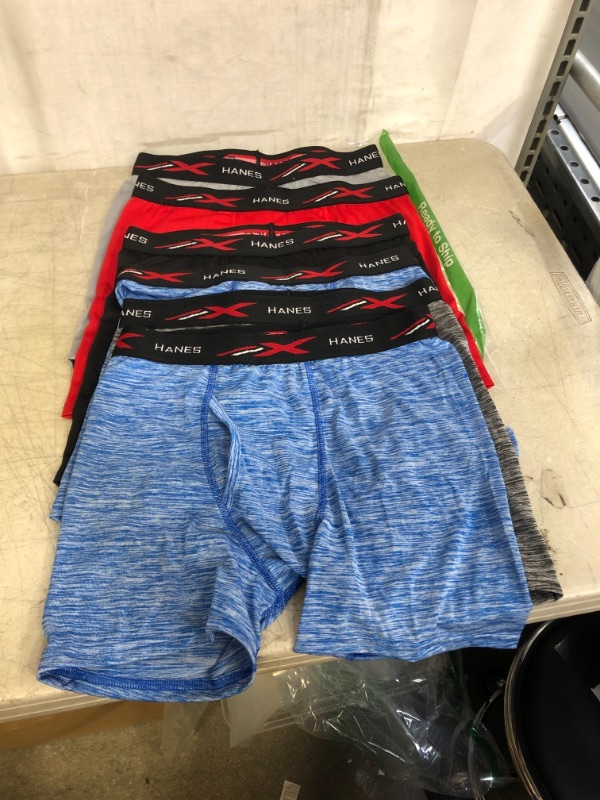 Photo 1 of 6PK BOY'S BOXER BRIEFS, SIZE XL