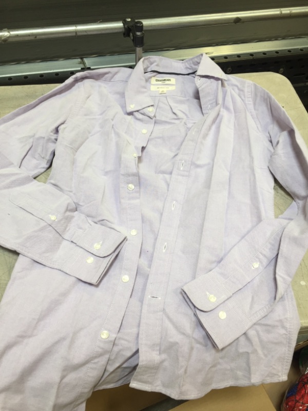 Photo 1 of mens button up shirt size xs purple 