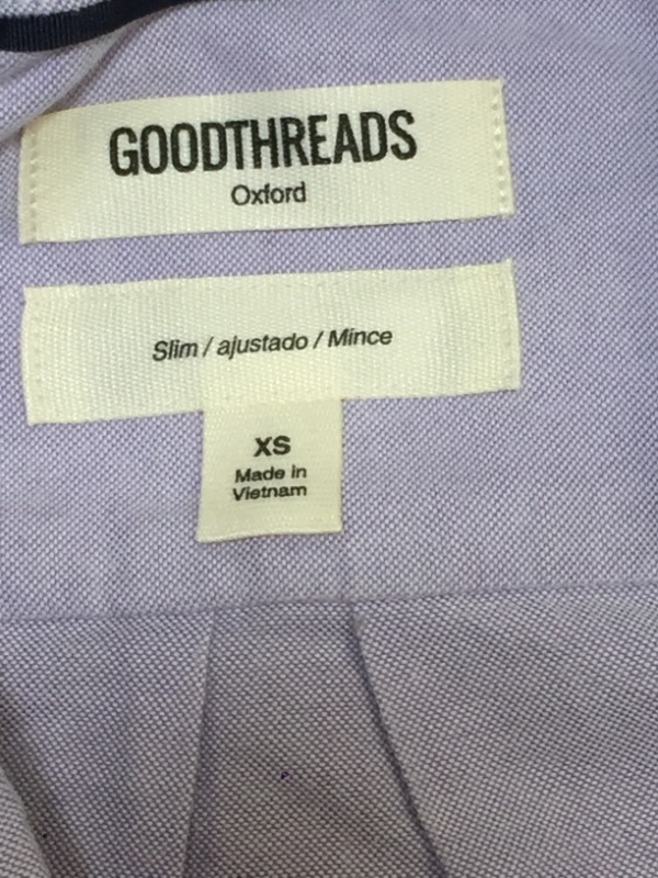 Photo 2 of mens button up shirt size xs purple 