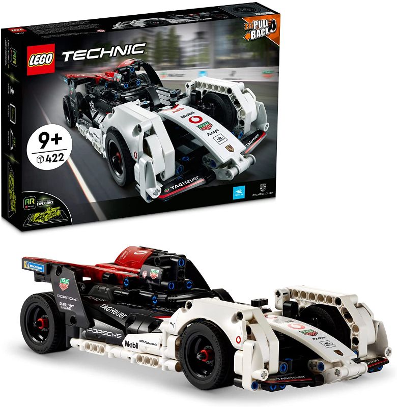 Photo 1 of LEGO Technic Formula E Porsche 99X Electric 42137 Model Building Kit; Pull-Back Race Car Toy for Ages 9+ (422 Pieces)
