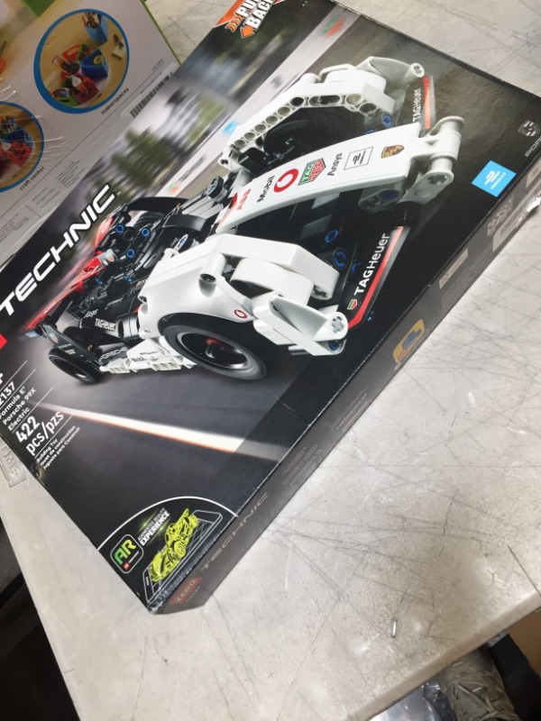 Photo 2 of LEGO Technic Formula E Porsche 99X Electric 42137 Model Building Kit; Pull-Back Race Car Toy for Ages 9+ (422 Pieces)
