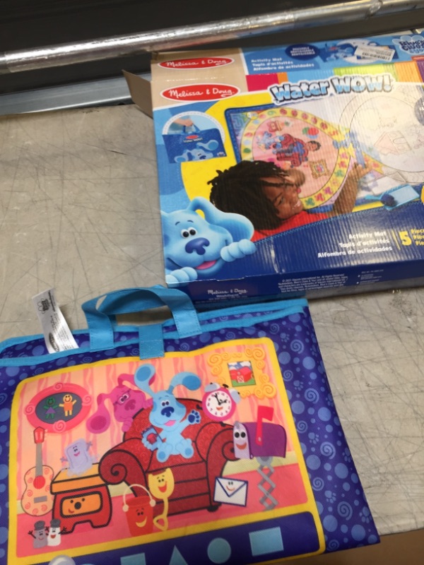Photo 1 of Melissa & Doug Blue's Clues & You! Water Wow! Activity Mat (20 Inches x 30 Inches) with Reusable Water Reveal Surface
