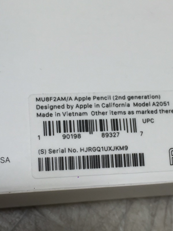 Photo 5 of Apple Pencil 2nd Generation BOX OPENED AND USED UNABLE TO TEST FOR PROPER FUNCTION 