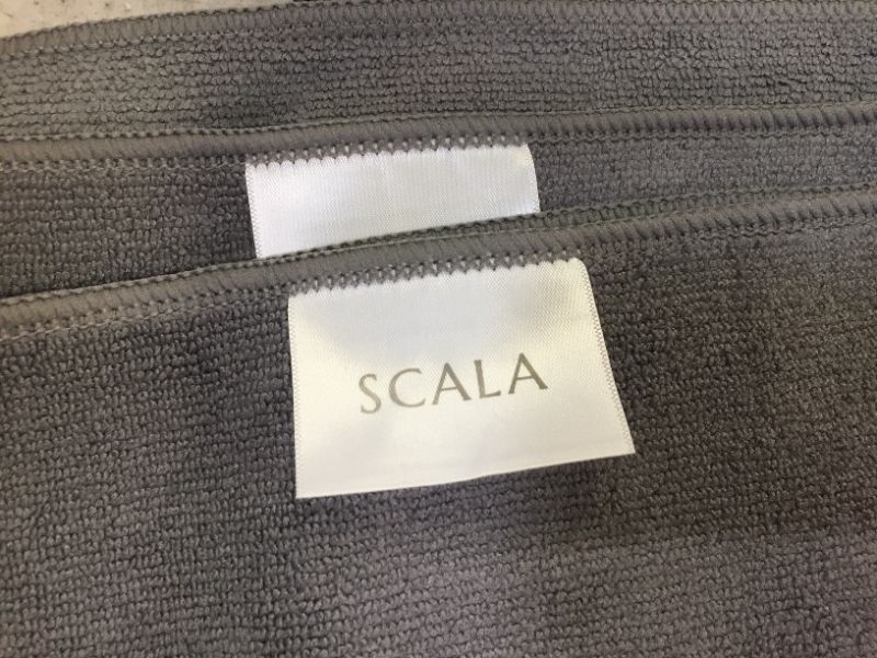 Photo 5 of 4 x 1 feet Scala (2 Pack) Large Microfiber Hair Towel - Quick Drying, Ultra Absorbent, Anti Frizz for Long, Curly, Straight, or Color Treated Hair for Women, Includes Towel Clip
